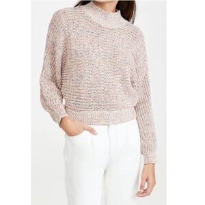 BB Dakota Dolman Sleeve Multicolor Knit Cropped.Sweater